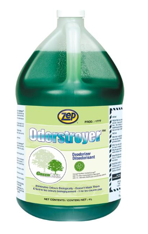 ZEP(CSX4) ''ODORSTROYER'' DESTRUCTEURS D'ODEUR VENDU 4X4LITRES 