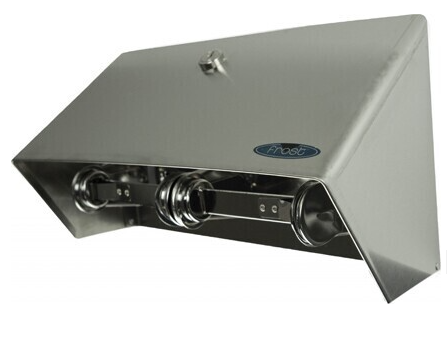 FROST 158-S DISTRIBUTEUR PAPIER HYGIÉNIQUE DOUBLE AVEC HOTTE