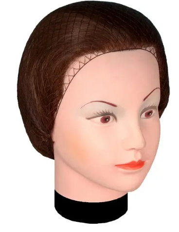 EM-375-02 FILETS À CHEVEUX 20'' MAILLE TRICOTÉE 12 DOUZAINES/CAISSE (144 UNITÉS)