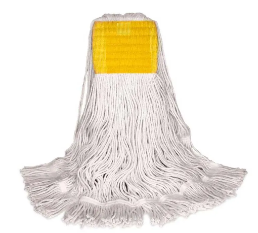 BVS-SBLFT20 MOPPE BLANCHE 20OZ BRINS ATTACHÉS AVEC BANDE LARGE 