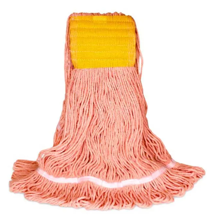 BVS-BLO4 MOPPE ORANGE 24OZ BRINS ATTACHÉS ET BOUCLÉS AVEC BANDE LARGE
