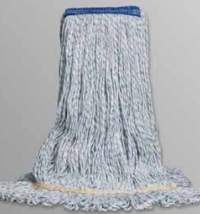 VILEDA-134867 MOPPE À CIRER 16OZ BRINS ATTACHÉE ET BOUCLÉS AVEC BANDE ÉTROITE