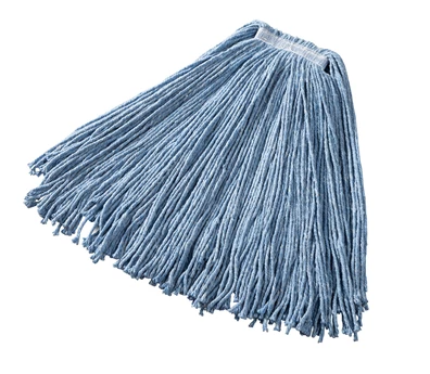 RUBBERMAID-FGF51800BL00 MOPPE BLEUE 24OZ BRINS COUPÉS AVEC BANDE ÉTROITE