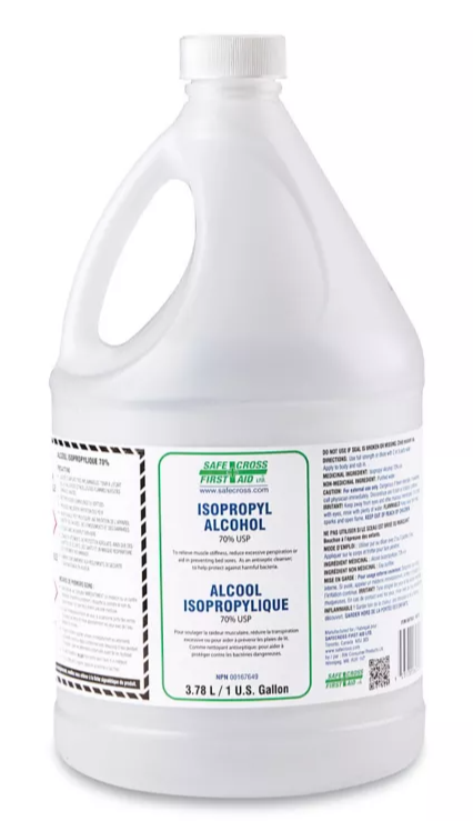 GSO ALCOOL ISOPROPYLIQUE 70% 4X4L/CS