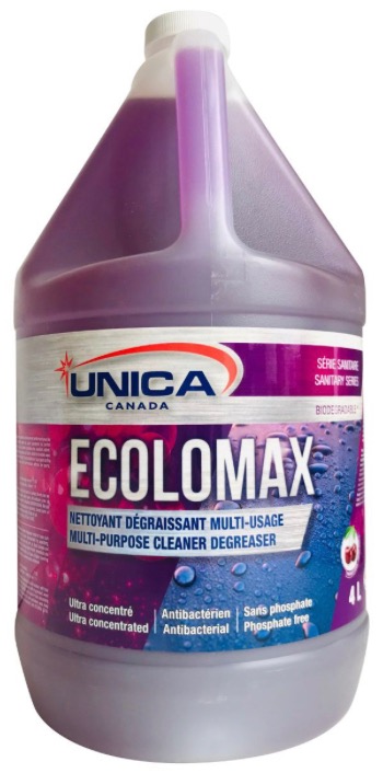 UNICA NECO04 ÉCOLOMAX NETTOYANT/DÉGRAISSSANT 4L