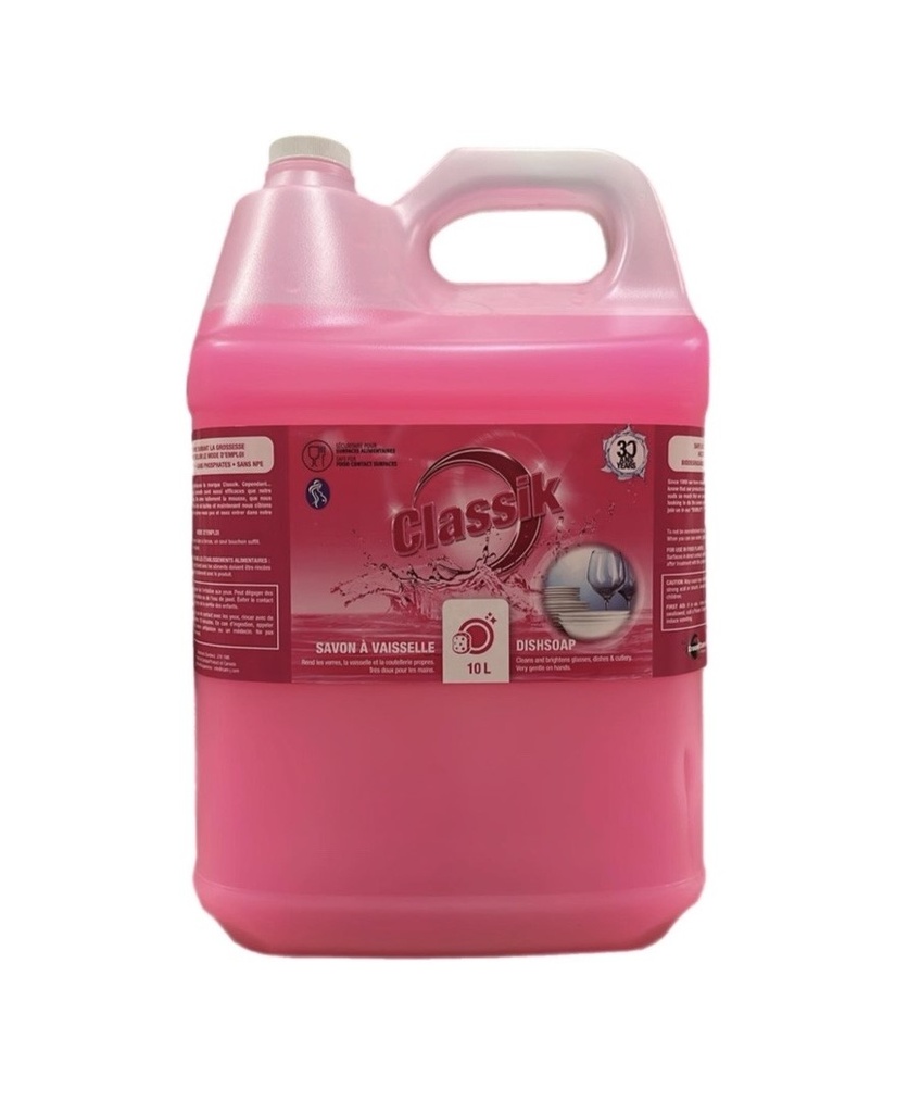 SAVON VAISSELLE ROSE CLASSIK 10L