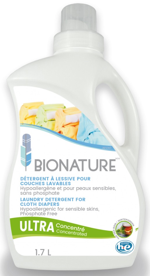 BIO-1013 DÉTERGENT À LESSIVE POUR COUCHES LAVABLES THÉ DES BOIS 1.7L