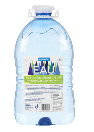 EAU DISTILLE 4 LITRES