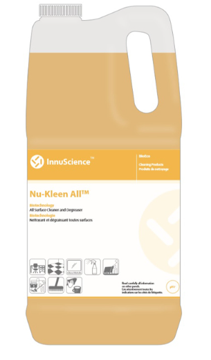 15491-''NU-KLEEN ALL'' NETTOYANT ET DÉGRAISSANT TOUTES SURFACES 4L