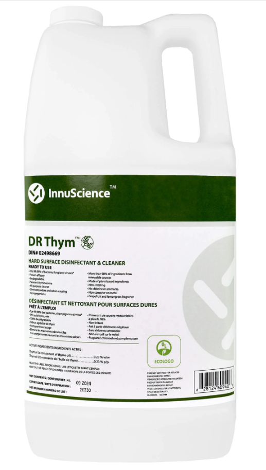 DR-THYM 4L DESINFECTANT ET NETTOYANT SURFACES DURES