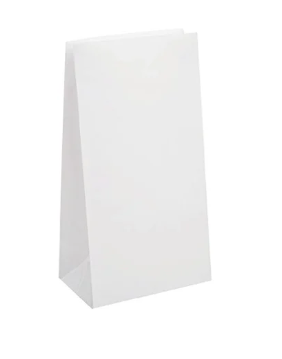 SACS PAPIER BLANC 3LBS 9x8.75x4.5 500/C