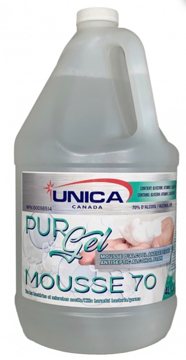 UNICA PURGEL MOUSSE 70% 4L