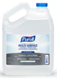 GOJO 4345-04 PURELL DÉSINFECTANT+ASSAINISSEUR MULTI-SURFACE 4X4L/CS