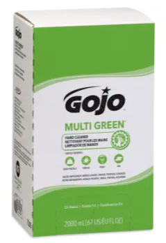 GOJO-7265-04  NETTOYANT POUR LES MAINS MULTIGREEN 4X2000 ML