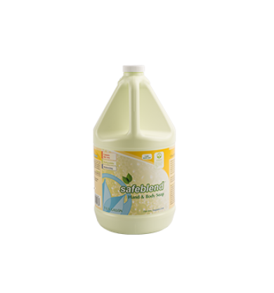 SAFEBLEND-HLXX(4L) SAVON À MAINS ET CORPS SANS PARFUM 4L