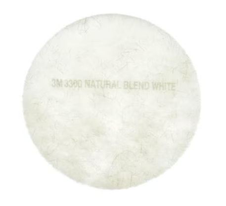3M-3300 TAMPON 24" POUR POLISSAGE FIBRE NATURELLE ''BLANCHE''