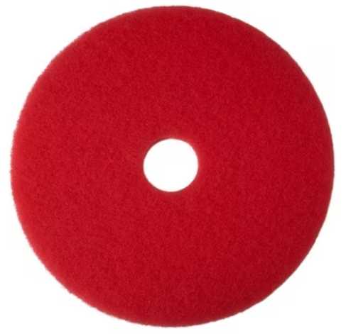 3M-5100 TAMPON 13'' POUR RÉCURAGE ET LUSTRAGE ''ROUGE'' 
