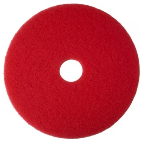3M-5100 TAMPON 17'' POUR RÉCURAGE ET LUSTRAGE ''ROUGE'' 