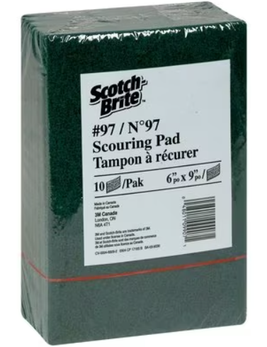 3M TAMPON VERT 6X9''#97 10/PQT