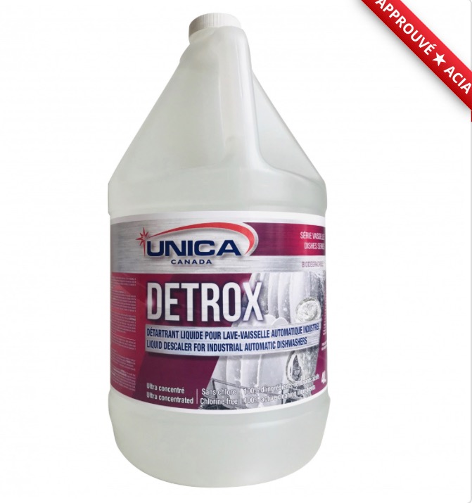 UNICA DETROX DÉTARTRANT LAVE-VAISSELLE 4L