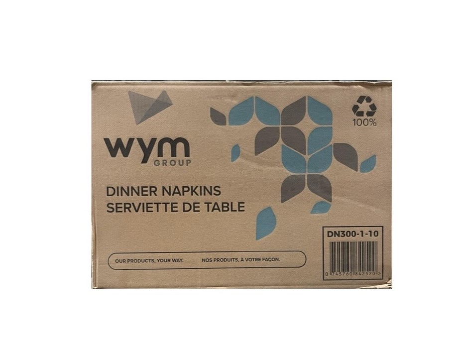 WYM- SERVIETTE DINER 2PL 20X150/CS DN150-2-20