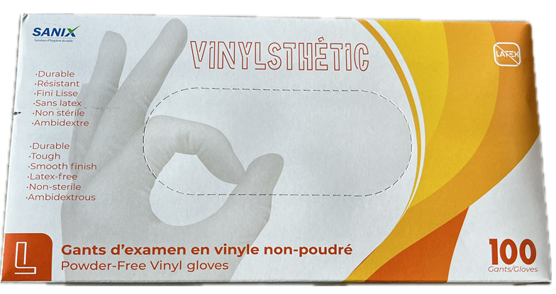 GANT VINYLE LARGE CLAIR 5MILL VENDU 100/BOITE