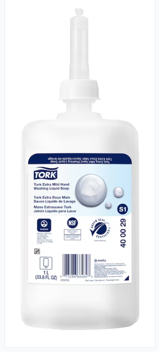 TORK-400029 SAVON À MAINS NON PARFUMÉ 6X1L/CS