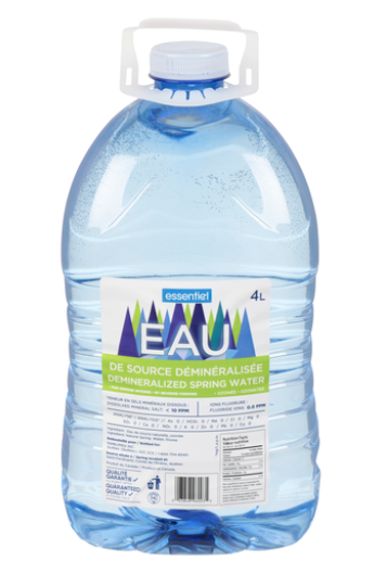 EAU DÉMINÉRALISÉ ''ESSENTIEL'' 4L