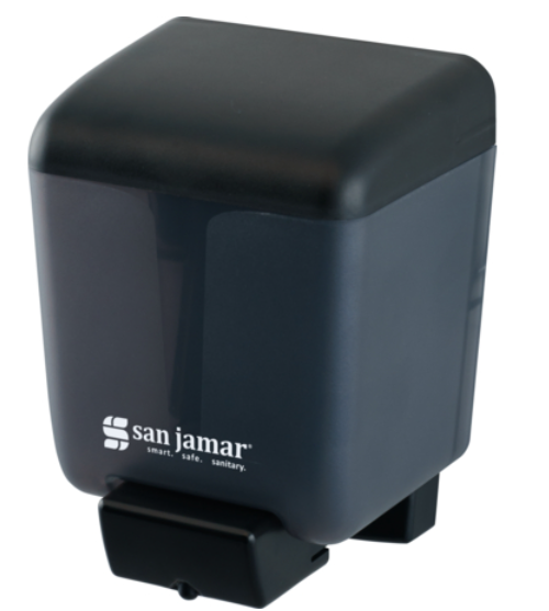 SJ-SN30TBK DISTRIBUTEUR DE SAVON À MAIN MANUEL 887ML/30OZ NOIR