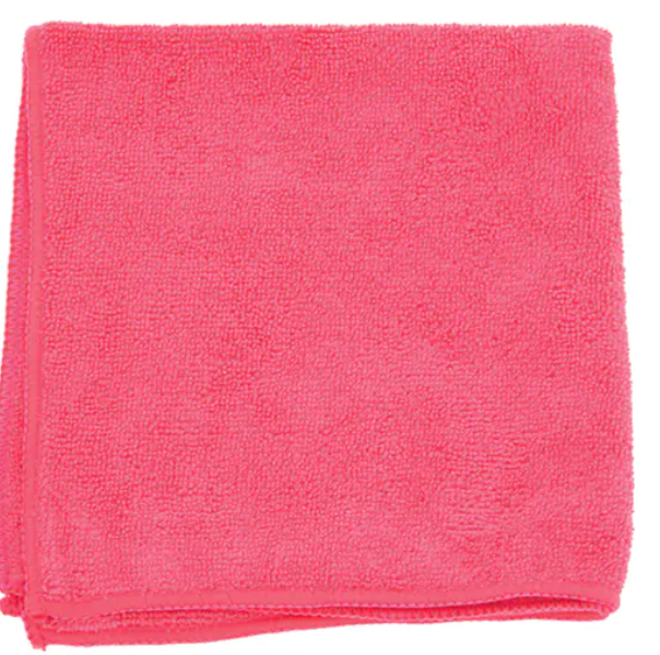 Chiffon microfibre 12x12 rose 10/paquet