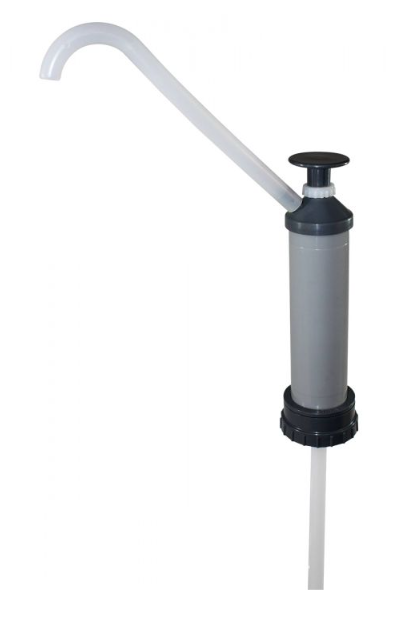 ADV-2202GY POMPE À FÛT DE 227 ML AVEC ADAPTATEUR POUR SEAU DE 20 LITRES, GRISE