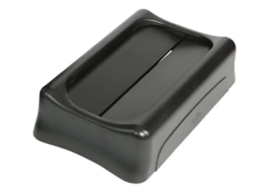 GLB-9515 COUVERCLE À BATTANT NOIR POUR POUBELLE GLB-9512