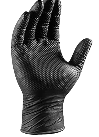 GLB-7823 GANTS NITRILE EXTRA-LARGE NOIR 8MILL 100/BOITE