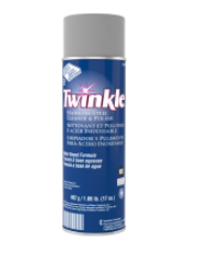 JD-991224 ''TWINKLE'' NETTOYANT À ACIER INOX EN AÉROSOL 481GR