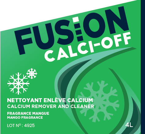 FUSION-''CALCI-OFF'' PRODUIT NEUTRALISANT POUR SEL ET CALCIUM 4 LITRES