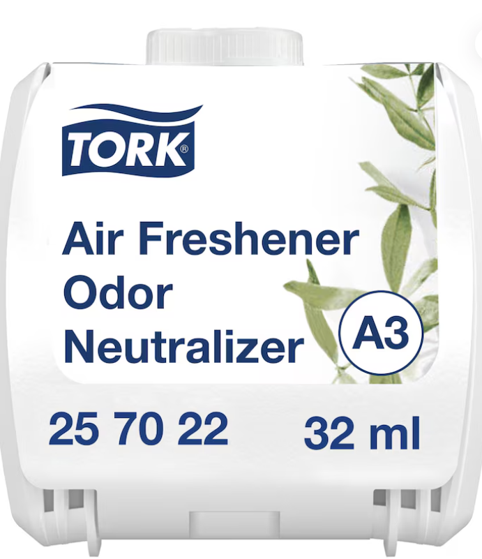 TORK-257022 DÉSODORISANT EN CONTINU ''NEUTRALISANT D'ODEURS'' 32ML ''A3''