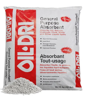 OIL-DRI ABSORBANT D'HUILE 18KG (GRANULE)