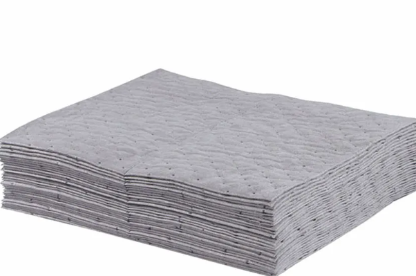 WP-SPUQ-MS100 FEUILLE TAMPON ABSORBANT GRIS ''MOYEN'' UNIVERSEL15X18 100/PQT