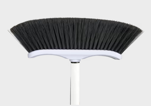 VILEDA-134732 BALAI DOMESTIQUE MAGNÉTIQUE 9'' COURBÉ AVEC MANCHE EN PVC 48''