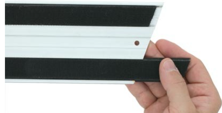 RUBBERMAID-FGQ18000BK00 BANDE VELCRO POUR PLAQUETTE HOOK&LOOP 18'' 2/PAQUET