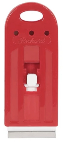 GRATTOIR PLAS.RICHARD 1''RS100 (ROUGE)