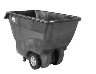 RUBBERMAID 
FG101300BLA - CHARIOT BASCULE NOIR 3/4 VERGE CUBE, NOIR