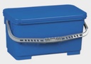 [051130] MA-131586 SEAU À VITRES RECTANGULAIRE BLEU 25L 
