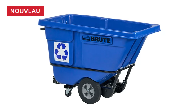 RUBBERMAID 
FG130573BLEU - CHARIOT BASCULE BLEU RECYCLAGE