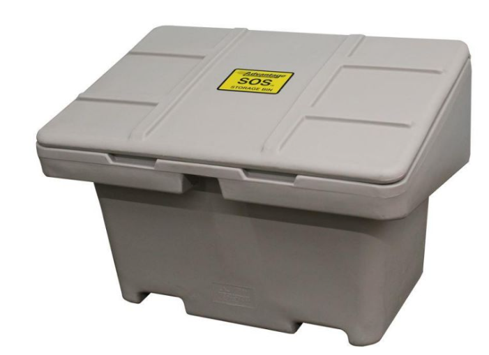 ADV-''SOS11GY'' BAC GRIS POUR FONDANT, SEL ET SABLE. CAPACITÉ DE 1000LBS/454KG