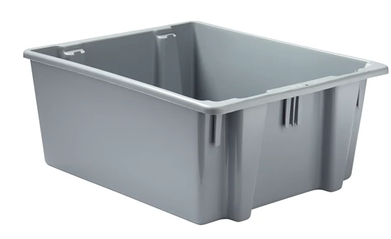 RUBBERMAID FG173100GRAY BAC DE RANGEMENT GRIS 10/CS