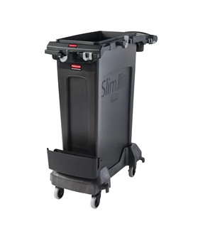 RUBBERMAID - 2032953 
KIT DE CHARIOT DE NETTOYAGE À FLUX UNIQUE SLIM JIM, NOIR