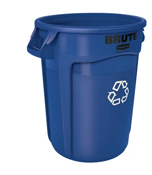 RUBBERMAID-FG263273BLEU POUBELLE BRUTE AVEC LOGO 32 GAL (6/CS-VENDU UNITAIRE)