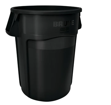 RUBBERMAID -1867531POUBELLE BRUTE NOIR  32 GALLONS (6/CS-VENDU UNITAIRE)