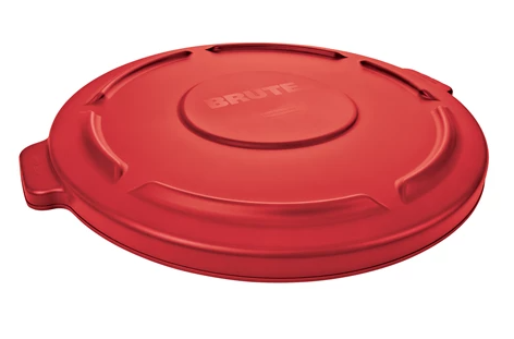 RUBBERMAID - 
FG264560RED COUVERCLE PLAT ROUGE (4/CS)